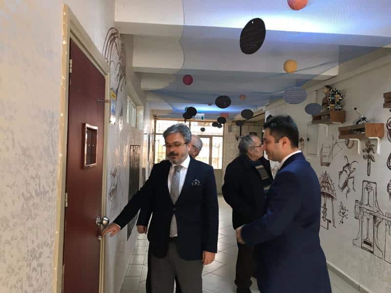 İl milli eğitim müdürümüz Ömer Faruk Yelkenci okulumuzu ziyaret etti