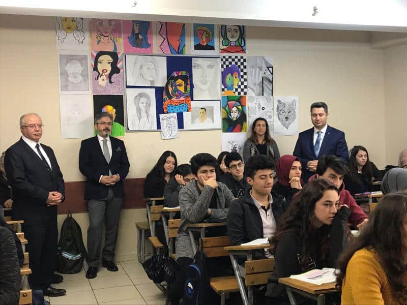 İl milli eğitim müdürümüz Ömer Faruk Yelkenci okulumuzu ziyaret etti