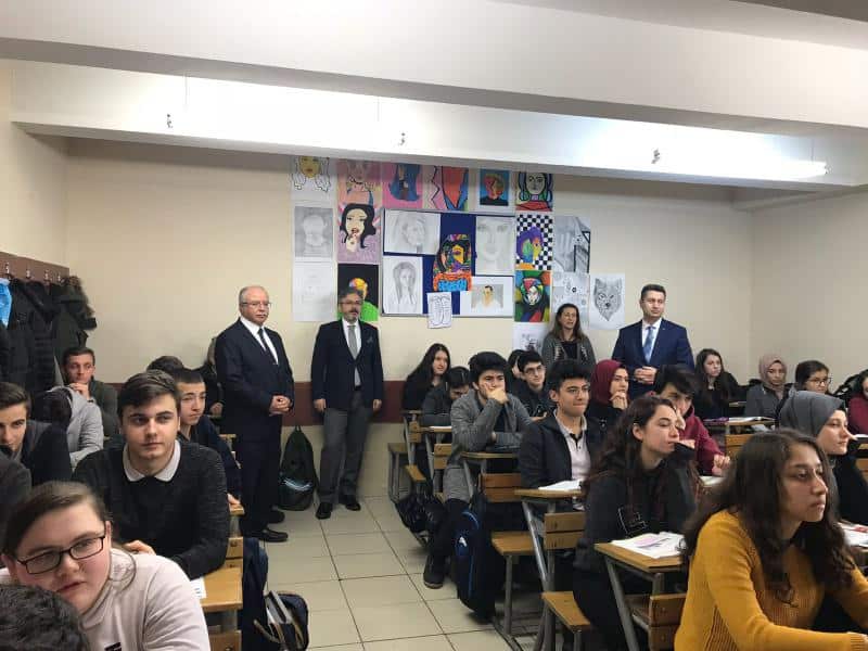 İl milli eğitim müdürümüz Ömer Faruk Yelkenci okulumuzu ziyaret etti