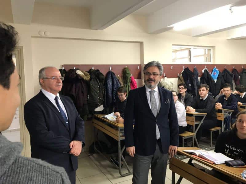 İl milli eğitim müdürümüz Ömer Faruk Yelkenci okulumuzu ziyaret etti