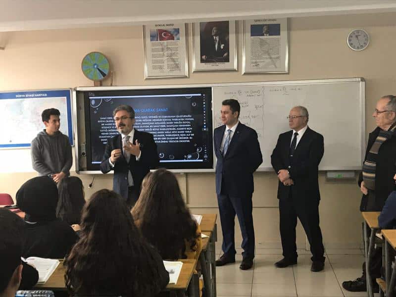 İl milli eğitim müdürümüz Ömer Faruk Yelkenci okulumuzu ziyaret etti