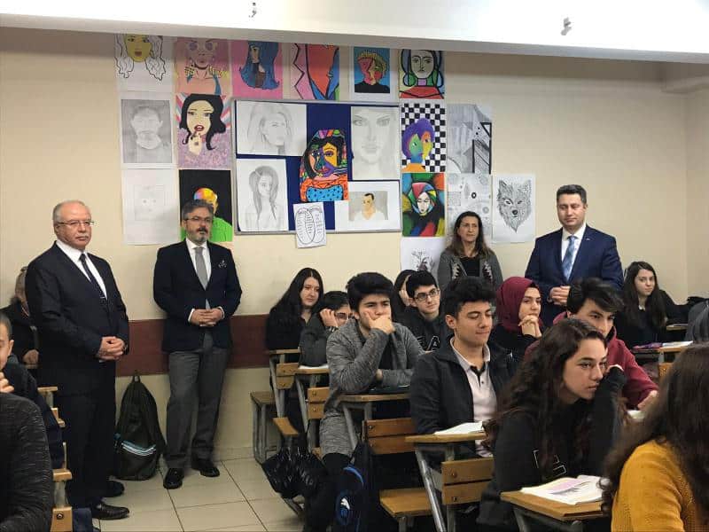 İl milli eğitim müdürümüz Ömer Faruk Yelkenci okulumuzu ziyaret etti