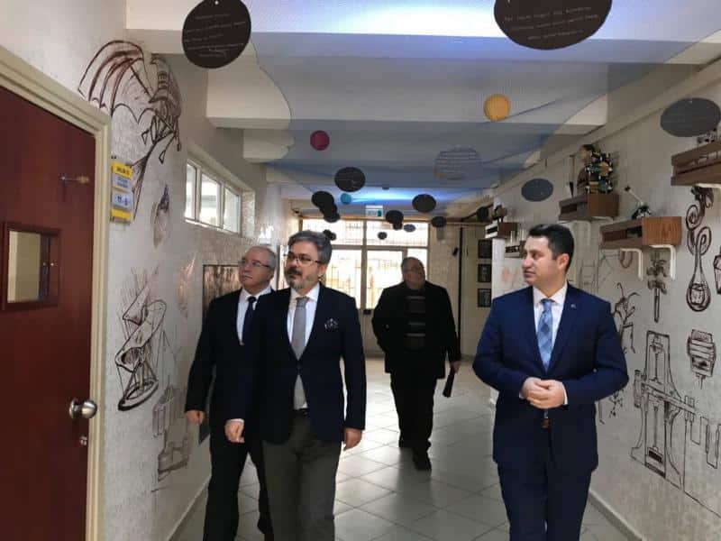 İl milli eğitim müdürümüz Ömer Faruk Yelkenci okulumuzu ziyaret etti