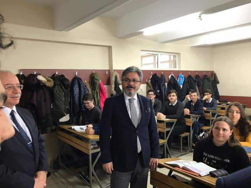 İl milli eğitim müdürümüz Ömer Faruk Yelkenci okulumuzu ziyaret etti