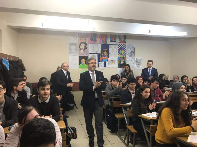 İl milli eğitim müdürümüz Ömer Faruk Yelkenci okulumuzu ziyaret etti