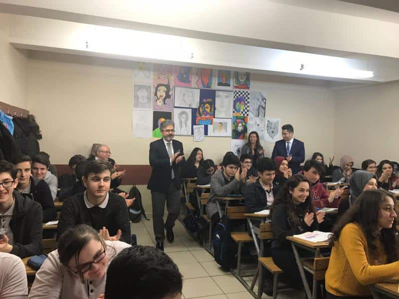 İl milli eğitim müdürümüz Ömer Faruk Yelkenci okulumuzu ziyaret etti